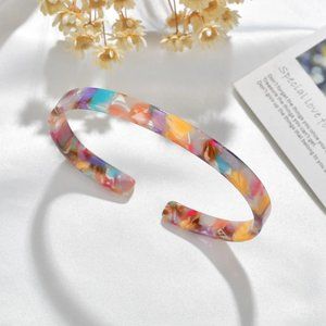Multi-Color Thin Tortoise Shell Bracelets